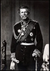 Retrato de Edwin Freiherr von Manteuffel (barón von Manteuffel) (1809-1895), Mariscal de Campo alemán