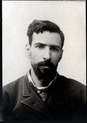 Retrato de Pietro Paolo Savorgnan di Brazza (1852-1905), explorador franco-italiano
