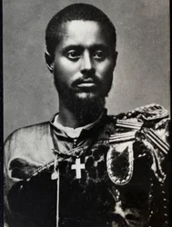 Retrato de Ras Makonnen (1852-1906), general y gobernador de la provincia de Harar en Etiopía