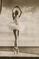 Rosella Hightower en El Lago de los Cisnes, del Grand Ballet de Monte-Carlo, 1949