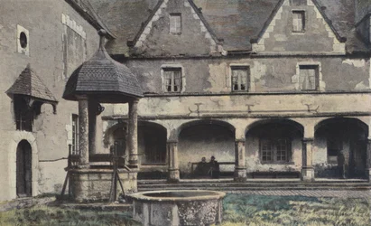 Talcy, Pozo y galería cubierta