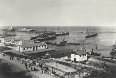 El puerto de Argel, 20 de abril de 1886