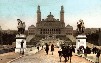 Palacio del Trocadero construido para la Exposición Universal de París de 1878, c. 1906 (foto)