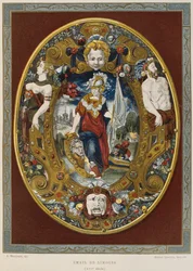 Esmalte de Limoges del siglo XVI, ilustración del Dictionnaire de l