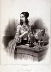 Modista del siglo XIX