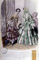 2 mujeres y una niña: Moda - en “Magazine des damoiselles”, 25 de mayo