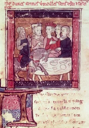 4697 Fr. 110 f.405 Galahad llega a Arturo, c.1250-80