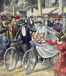 Una boda en bicicleta