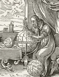 Un astrónomo y cosmógrafo alemán, de Ciencia y Literatura en la Edad Media por Paul Lacroix (1806-84) publicado en Londres 1878