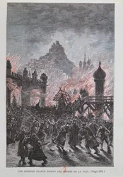 Una luz inmensa disipó las sombras, de Miguel Strogoff de Jules Verne (1828-1905), 1893