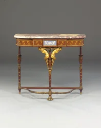 Una consola Napoleón III, al estilo de Jacob, por Maison Millet, París, c.1865