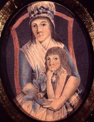 Una Mujer Revolucionaria y su Hijo, c.1790