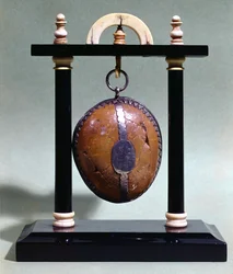 Un bezoar en un soporte, 1651