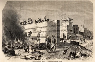 Una escena funeraria en Calcuta