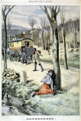 Una gitana abandonada por su familia - en “Le Petite Parisien” del 15/03/1903
