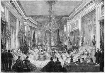 Una velada musical organizada por la Princesa Mathilde Bonaparte (1820-1904)