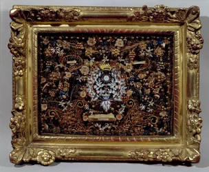 Un relicario que contiene reliquias de Santa Eufrosina (d.1173)