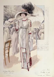Un vestido de ciudad, de Les Grandes Modes de Paris