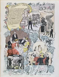 Anuncio de Le Clos Charbonnier Beaujolais, c.1880