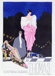 Anuncio del zapatero Thomas de la revista de moda Art-Gout-Beaute, 1924