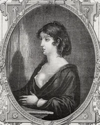 Aimee Cecile Renault (1774-94) grabado por Pannemaker después de Rambert, de 