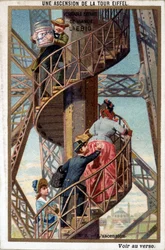 Un ascenso a la Torre Eiffel: por la escalera