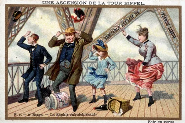 Ascenso a la Torre Eiffel: en el segundo piso, un refrescante céfiro