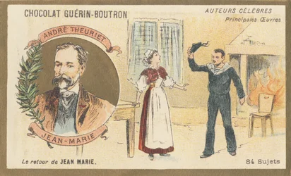 André Theuriet (1833-1907), poeta, novelista y dramaturgo francés, autor de “Jean-Marie”, drama (1872)