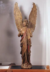 Ángel, 1260-70, de la Iglesia de Saudemont (madera dorada)