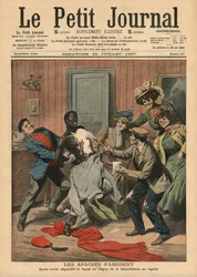 Apaches divirtiéndose, ilustración de 
