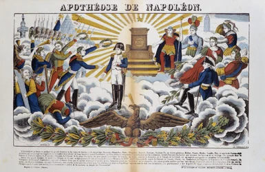 Apoteosis de Napoleón el Grande Bonaparte (1769-1821).