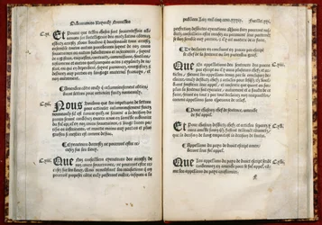 Artículos 106, 107, 108 de la Ordenanza de Villers-Cotterêts, 1539