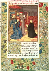 Atlas Ms Fr.2679 f.377 Jacques Coeur (c.1395-1456) ante Carlos VII (1403-61) c.1390-1453
