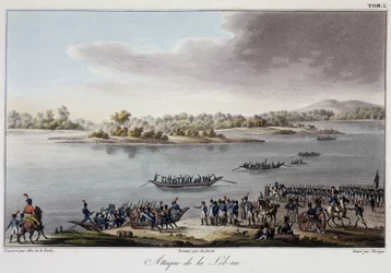 Ataque del Lobau en 1809 - en 