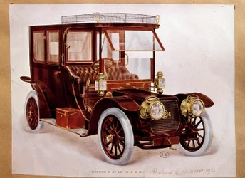 Automóvil: Limusina de 20 CV modelo de producción Panhard y Levassor