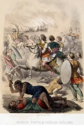 Invasiones bárbaras - Derrota de Atila cerca de Chalons