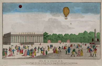 Día de la Bastilla, París, 14 de julio de 1801