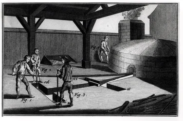 Fabricación de campanas, de la Enciclopedia por Denis Diderot (1713-84) 1751-72