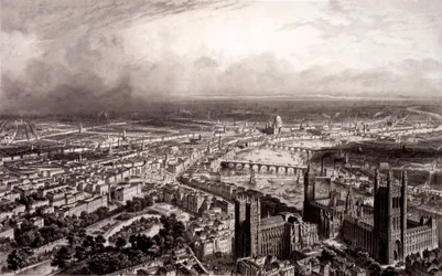 Vista Aérea de Londres, c.1840-55