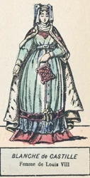 Blanca de Castilla, esposa de Luis VIII