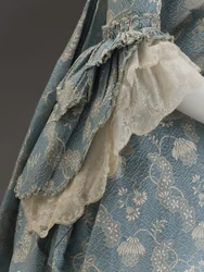 Vestido azul, c.1760 (brocado de seda)
