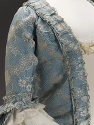 Vestido azul, c.1760 (brocado de seda)