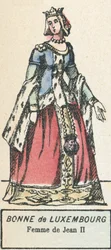 Bonne de Luxemburgo, Esposa de Juan II