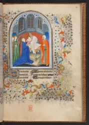 Libro de Horas, Add MS 32454 f.38r, Francia