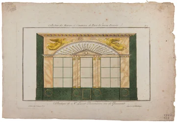 Boutique de M. Lescot, farmacéutico, rue de Gramont, París