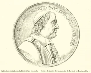 Gabinete de medallas de la Biblioteca Imperial, Jacques de Sainte-Beuve, medalla de Bertinet