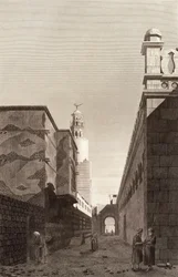 El Cairo: vista del exterior de la mezquita de Toulon