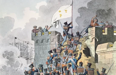 Captura del Fuerte del Emperador en Argel en 1830