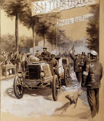 Carrera de coches entre París y Berlín