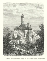 Capilla Funeraria y Linterna de los Muertos, Cerca de la Abadía de Fontevrault